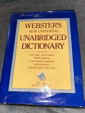 Webster’s New Universal Unabridged Dictionary 1983 Deluxe Second Edition